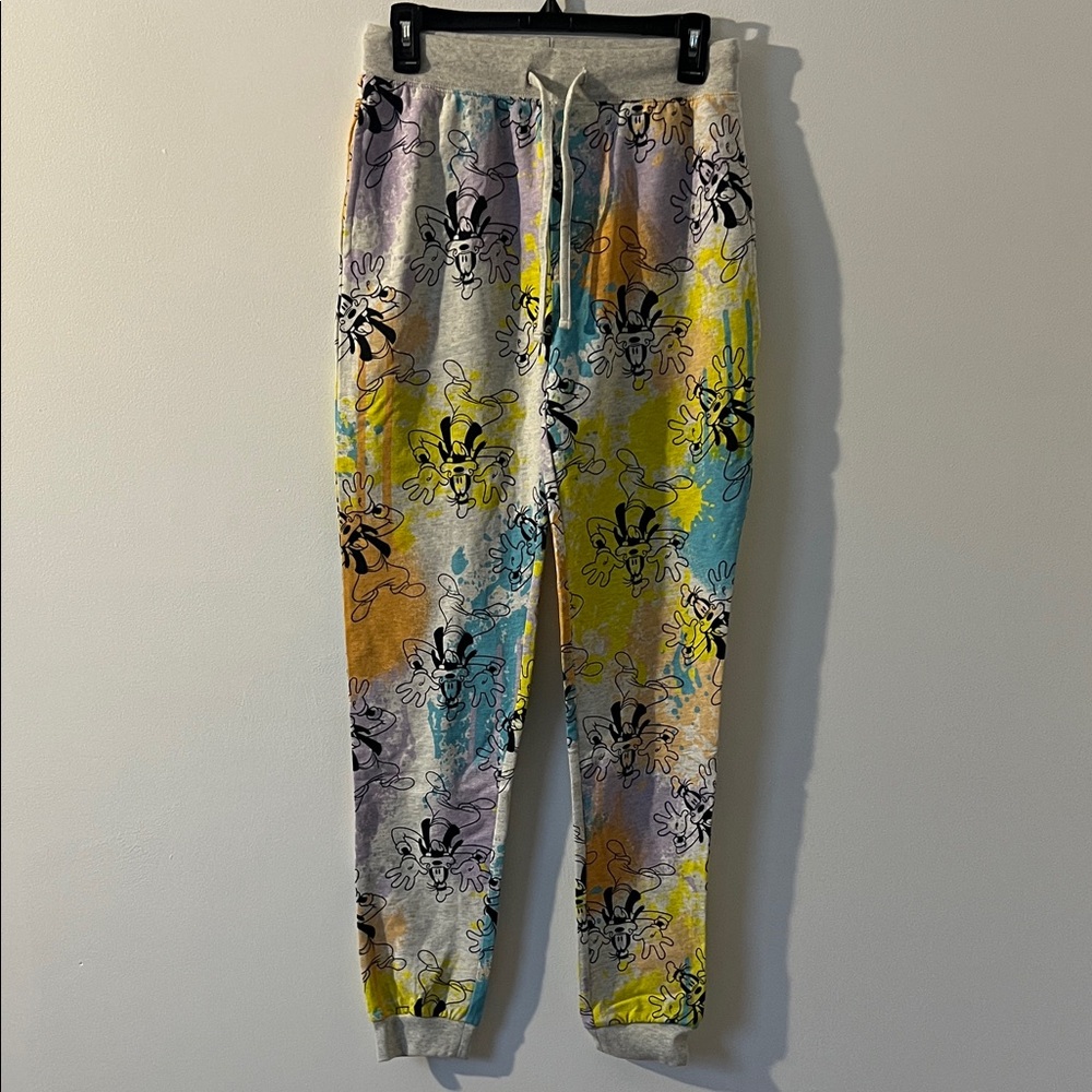 Disney Gray Goofy Jogger Pants